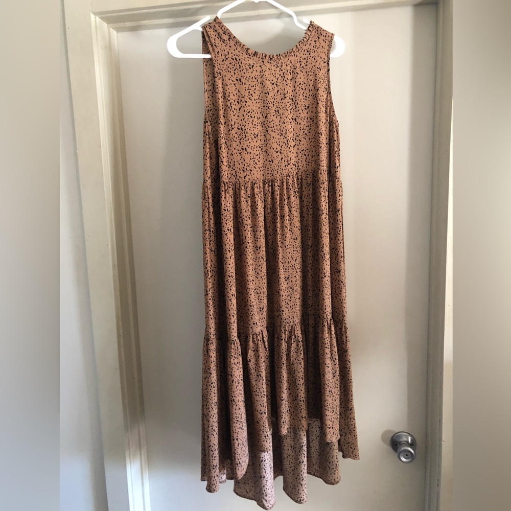 High/low midi dress